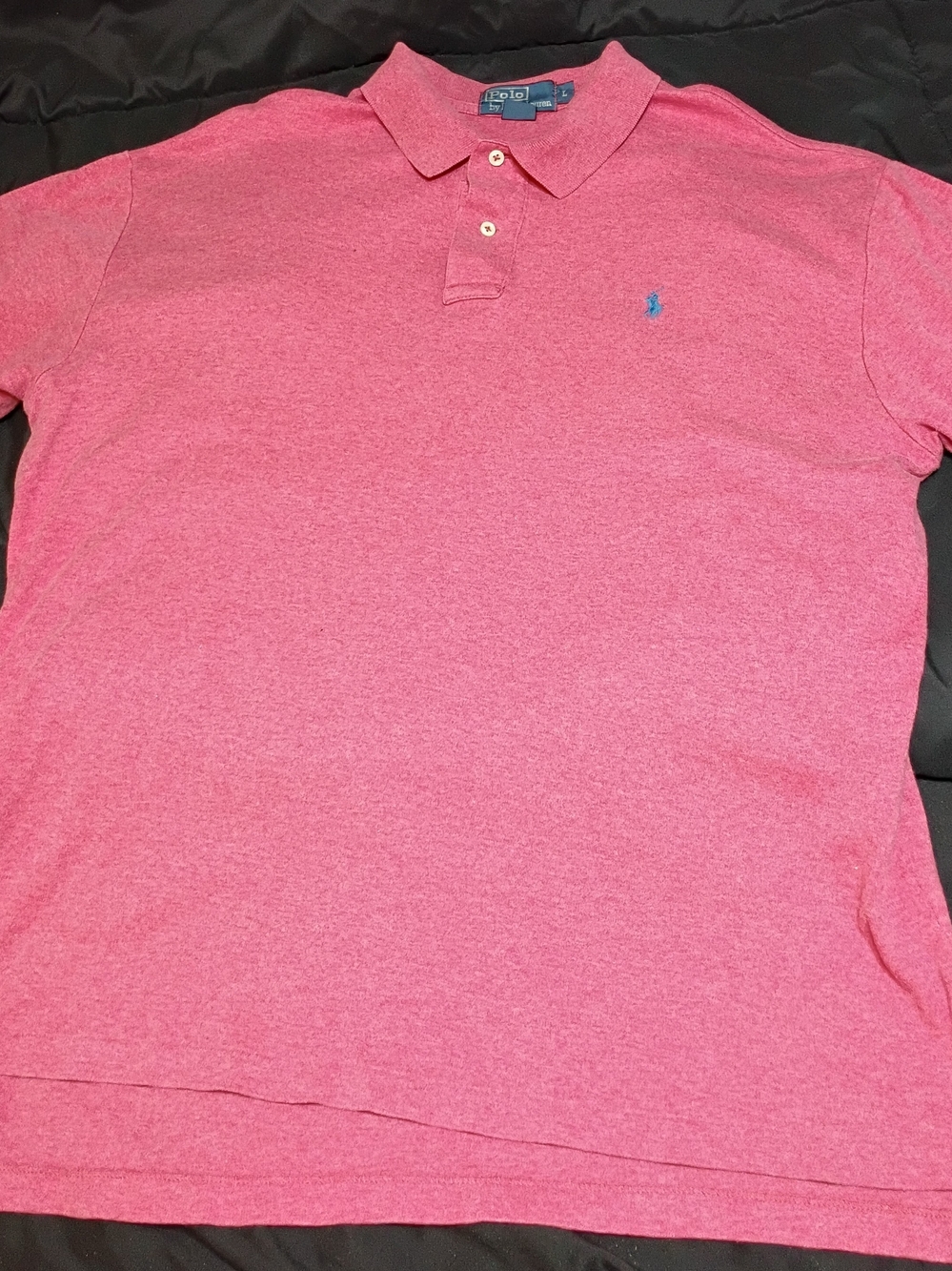 Polo by Ralph Lauren Men's Pink Polo Shirt